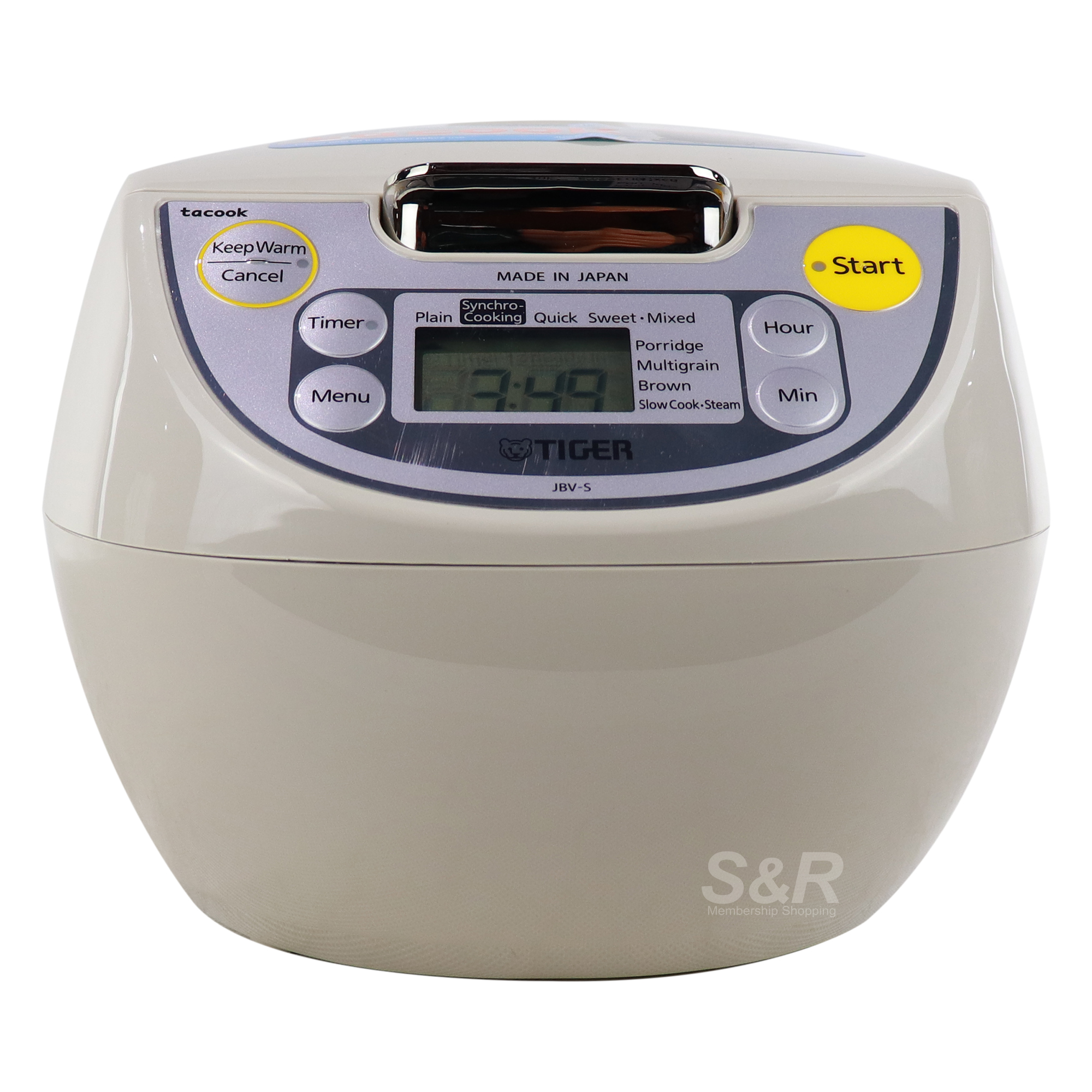 Tiger Tacook Rice Cooker/Warmer JVBS10